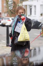 HELENA BONHAM CARTER Out in Primrose Hill 03/06/2021