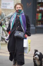 HELENA BONHAM CARTER Out in Primrose Hill 03/06/2021