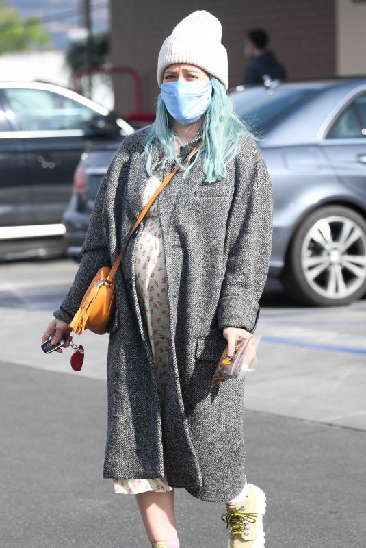 HILARY DUFF Shopping at Trader Joe