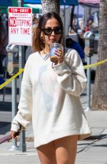 INANNA SARKIS Out with Her Dog in Studio City 02/28/2021