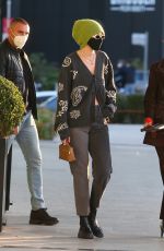 IRINA SHAYK and GIGI and BELLA HADID Leaves Versace Fitting at 2021 Milan Fashion Week 02/28/2021