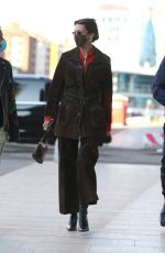 IRINA SHAYK and GIGI and BELLA HADID Leaves Versace Fitting at 2021 Milan Fashion Week 02/28/2021