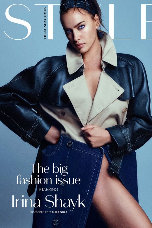 IRINA SHAYK in The Sunday Times Style, March 2021