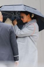 IRINA SHAYK Leaves Her Apartment in New York 03/17/2021