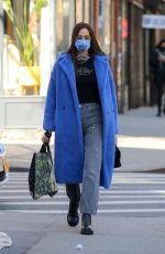 IRINA SHAYK Out and About in New York 03/03/2021