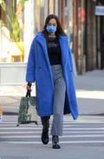 IRINA SHAYK Out and About in New York 03/03/2021