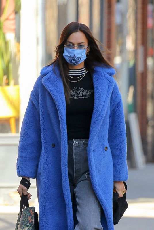 IRINA SHAYK Out and About in New York 03/03/2021