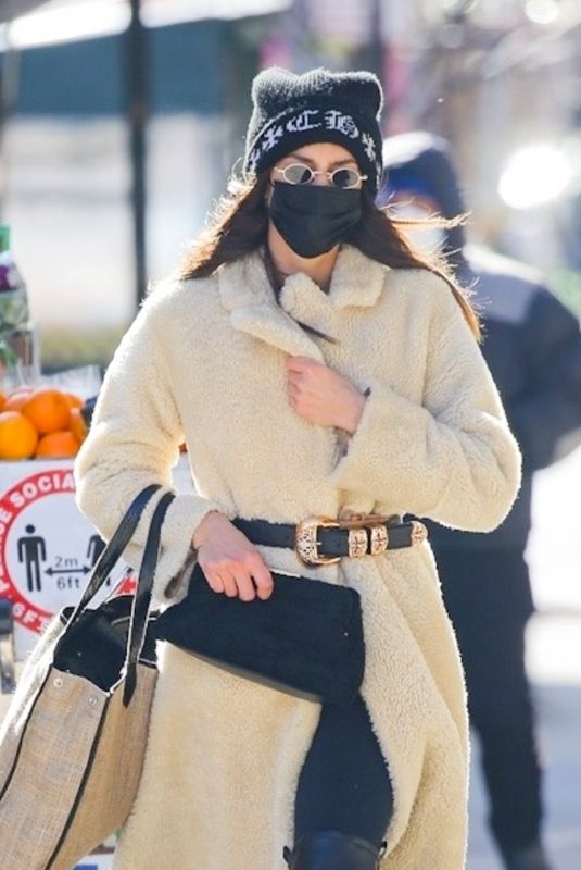 IRINA SHAYK Out and About in New York 03/05/2021