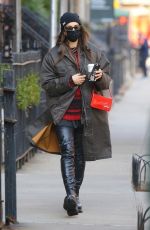 IRINA SHAYK Out and About in New York 03/10/2021