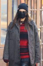 IRINA SHAYK Out and About in New York 03/10/2021