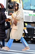IRINA SHAYK Out and About in New York 03/15/2021 