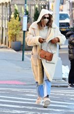 IRINA SHAYK Out and About in New York 03/15/2021 