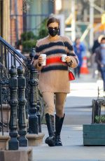 IRINA SHAYK Out for Coffee in New York 03/21/2021