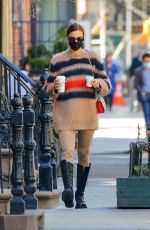 IRINA SHAYK Out for Coffee in New York 03/21/2021
