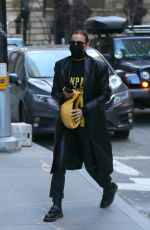 IRINA SHAYK Out in New York 03/04/2021