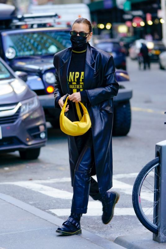 IRINA SHAYK Out in New York 03/04/2021
