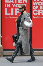 IRINA SHAYK Out in New York 03/09/2021