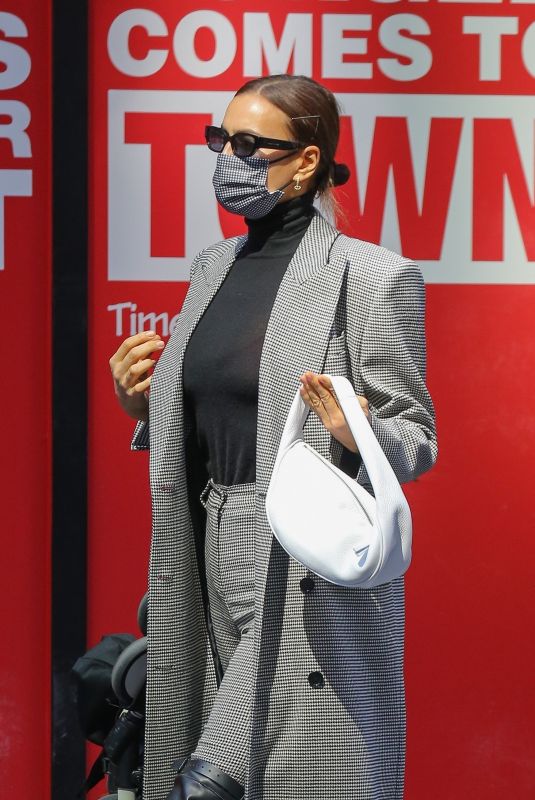 IRINA SHAYK Out in New York 03/09/2021