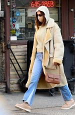 IRINA SHAYK Out in New York 03/15/2021