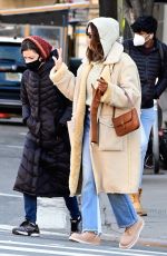 IRINA SHAYK Out in New York 03/15/2021
