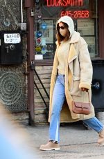 IRINA SHAYK Out in New York 03/15/2021