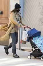 IRINA SHAYK Out in New York 03/19/2021