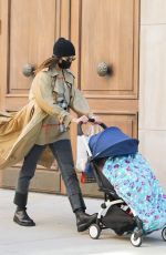IRINA SHAYK Out in New York 03/19/2021