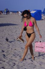IVA KOVACEVIC in Bikini at a Beach in Miami 03/05/2021