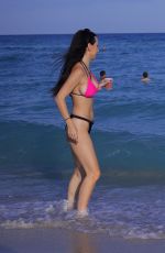 IVA KOVACEVIC in Bikini at a Beach in Miami 03/05/2021