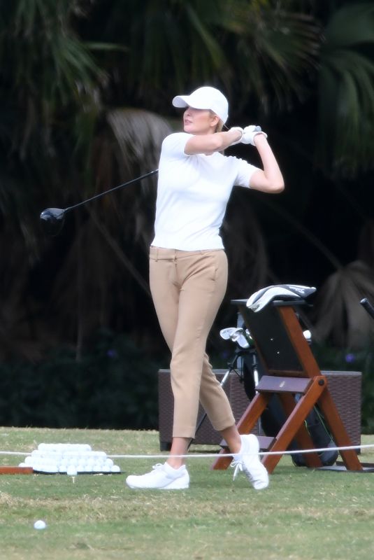 IVANKA TRUMP Playing Golf in Miami 03/14/2021