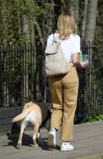 JANE DANSON Out with Her Dog in Cheshire 03/31/2021