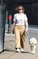 JANE DANSON Out with Her Dog in Cheshire 03/31/2021