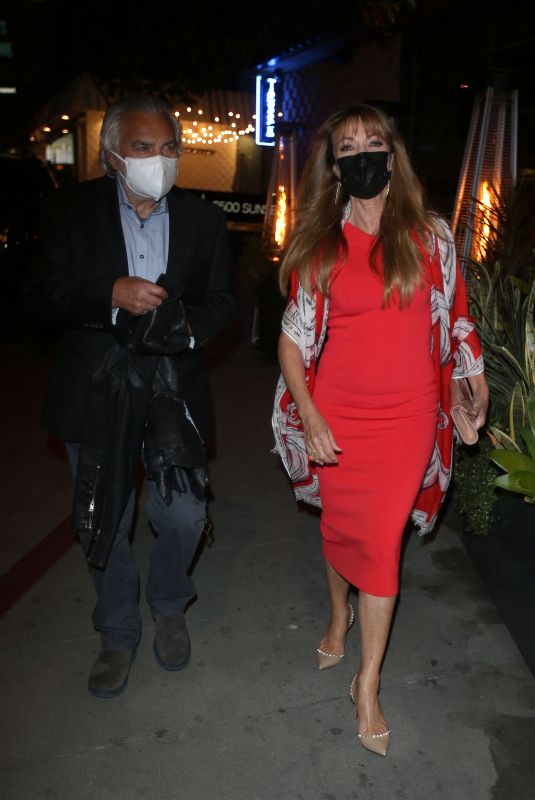 JANE SEYMOUR and David Green Night Out in Los Angeles 03/27/2021