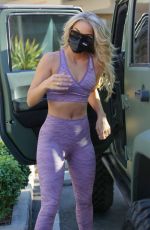 JASMINE SANDERS at Salon Zogalis in Bel Air 03/23/2021