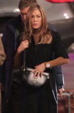JENNIFER ANISTON on the Set of The Morning Show in Los Angeles 03/10/2021