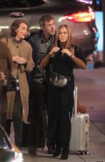 JENNIFER ANISTON on the Set of The Morning Show in Los Angeles 03/10/2021