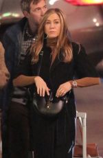 JENNIFER ANISTON on the Set of The Morning Show in Los Angeles 03/10/2021