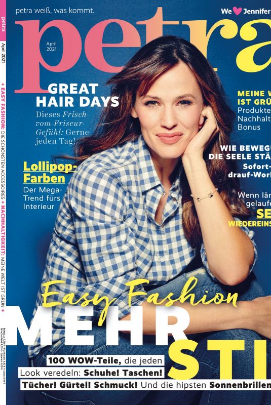 JENNIFER GARNER in Petra Magazine, April 2021