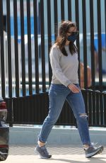 JENNIFER GARNER in Ripped Denim Out in Pacific Palisades 03/24/2021