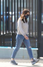JENNIFER GARNER in Ripped Denim Out in Pacific Palisades 03/24/2021