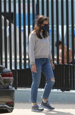 JENNIFER GARNER in Ripped Denim Out in Pacific Palisades 03/24/2021