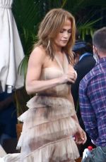 JENNIFER LOPEZ on the Set of Shotgun Wedding in Dominican Republic 03/15/2021