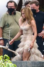 JENNIFER LOPEZ on the Set of Shotgun Wedding in Dominican Republic 03/15/2021