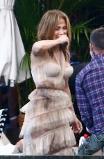JENNIFER LOPEZ on the Set of Shotgun Wedding in Dominican Republic 03/15/2021