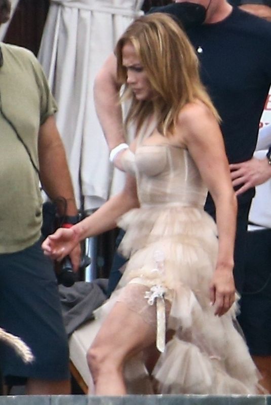JENNIFER LOPEZ on the Set of Shotgun Wedding in Dominican Republic 03/15/2021