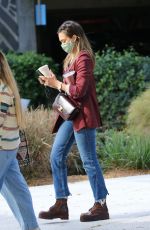 JESSICA ALBA Arrives at a Business Meeting in Santa Monica 03/23/2021