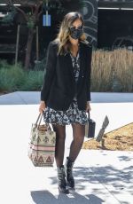 JESSICA ALBA Arrives at Her Office in Los Angeles 03/31/2021