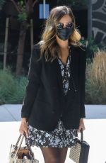 JESSICA ALBA Arrives at Her Office in Los Angeles 03/31/2021