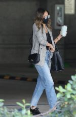 JESSICA ALBA Leaves Her Office in Playa Vista 03/02/2021