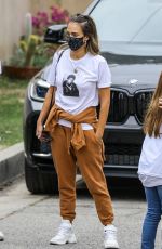 JESSICA ALBA Out and About in Beverly Hills 03/07/2021